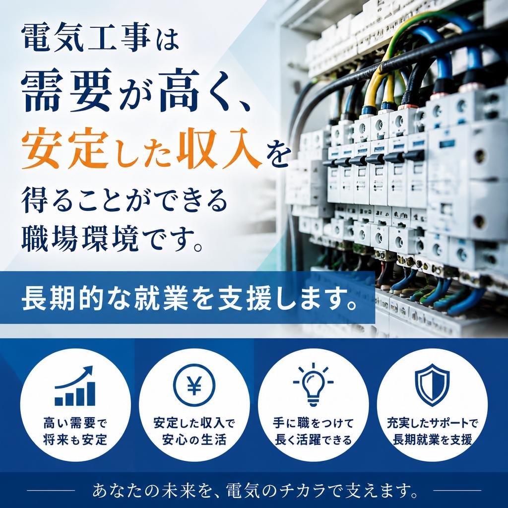 安定した収入を得られる理由