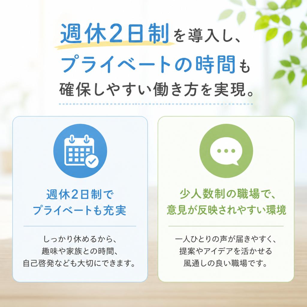 働きやすい職場環境