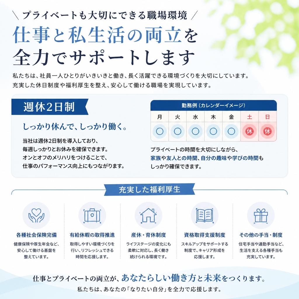 働きやすい職場環境