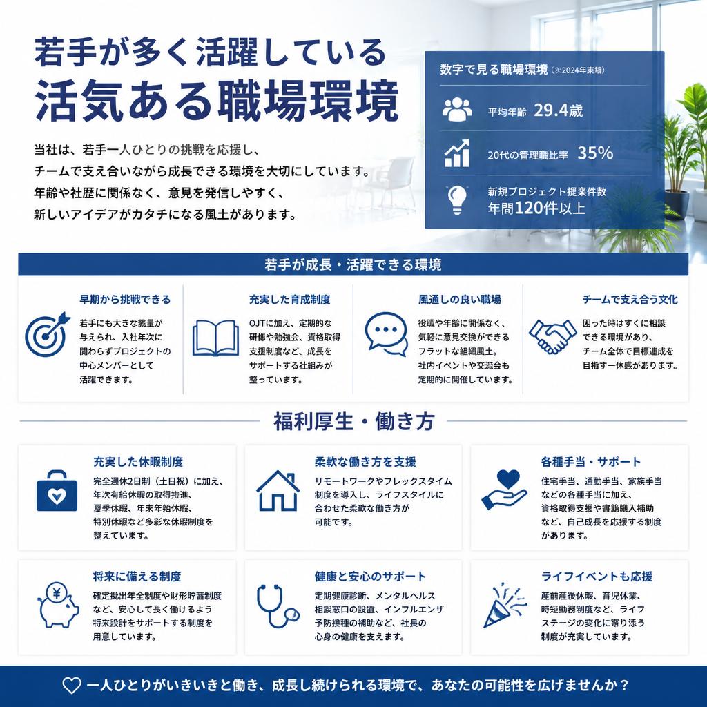 働きやすい職場環境